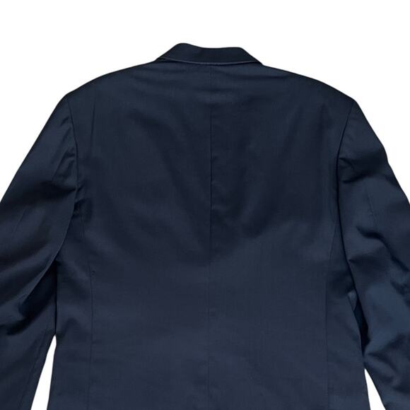 Oscar De La Renta Men’s 100% Wool Navy Two Button Blazer Sports Coat Jacket 42L - Picture 8 of 14